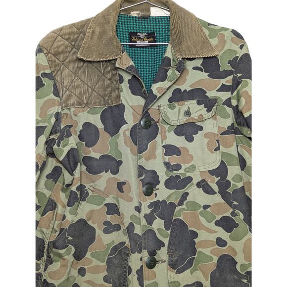 Field and fireside vintage Bird hunting camouflage jacket 60s Size S - Picture 2 of 15